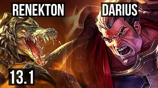 RENEKTON vs DARIUS (TOP) | 1.8M mastery, 7/1/2, Dominating | KR Diamond | 13.1