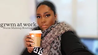 Doing My Makeup at Work | Nurse GRWM Vlog
