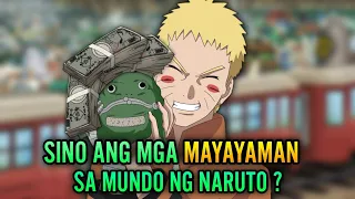 Top 8 Mayaman na Ninja/tao sa Mundo ng Naruto | Naruto Tagalog review.