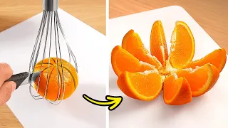 Easy And Satisfying 🍊 New Ideas How To Peel And Cut Fruits, Vegetables and Nuts