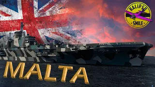 Британский авианосец MALTA X