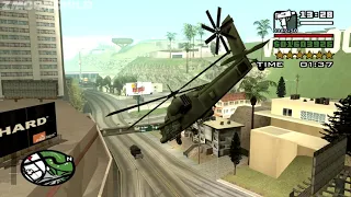 6 Star Wanted Level - GTA San Andreas - Heli Hell - Race Tournament