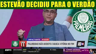 PALMEIRAS 2 X 1 BOTAFOGO SP ESTEVÃO DECIDIU PARA O VERDÃO QUE ESTA COM A VANTAGEM