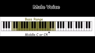 OHDELA-Vocal Ranges - Bass, Tenor, Alto, Soprano