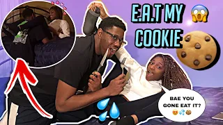 E.A.T MY COOKIE 🍪🍪PRANK ON BOYFRIEND!!! *HE ACTUALLY DID IT* #eatmycookie