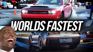 The Worlds Fastest ZR1 & Dodge Demon Personal BEST 1/4 MILE DRAG RACE | Demonology