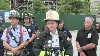 FDNY officials provide an update on a building collapse in the Bronx