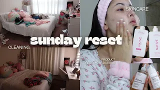 SUNDAY RESET (on a monday) SKINCARE, CLEANING, PRODUCTS