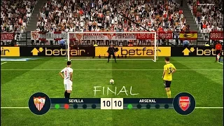 PES 2019 | Sevilla vs Arsenal | UEFA EUROPA LEAGUE FINAL | Penalty Shootout | Gameplay PC