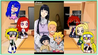 👒 Naruto familys react to Naruto, Tiktoks ... || 🎒 Naruto react compilation 🎒