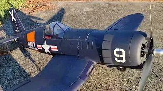 50" Inch WWII R/C F4U Corsair Tribute Plane Walk Around