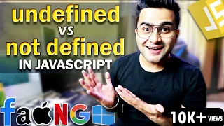 undefined vs not defined in JS 🔥 Episode 6 - In 13 Minutes