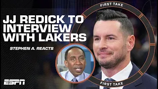 Stephen A. reacts to JJ Redick interviewing for Lakers’ head coaching job | First Take