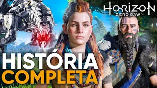 HORIZON ZERO DAWN: RESUMÃO DA HISTÓRIA COMPLETA & DLC THE FROZEN WILDS em 1 Vídeo  | Resumo