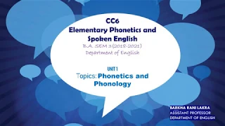 What is PHONETICS AND PHONOLOGY | Linguistics
