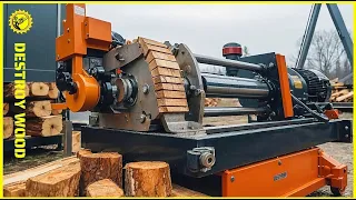 Amazing Homemade Firewood Processing Machine, Super Fast Wood Cutting Machine On Another Level 🪓 2