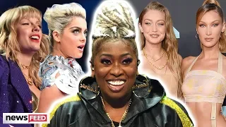 Bebe Rexha, The Hadid Sisters & Taylor Swift FANGIRLED Over Missy Elliott At VMAs!