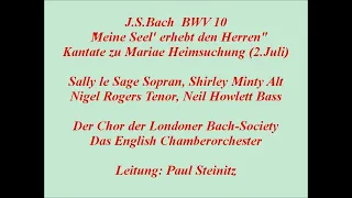 Bach Kantate BWV 10 Meine Seel' erhebt den Herren, Paul Steinitz 1965