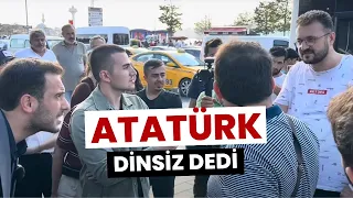 Atatürk Dinsiz Dedi! Gergin Başladı Sakin Bitti!