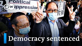 Hong Kong court sentences prominent pro-democracy activists | DW News
