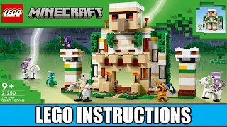 LEGO Instructions | Minecraft | 21250 | The Iron Golem Fortress