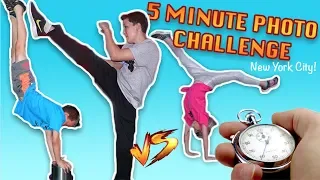 Ninja kidz 5 minute photo challenge in New York City!