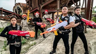 LTT Films : Couple S.E.A.L X Nerf Guns Fight Crime Group Rocket Mask Legion Of Revenge