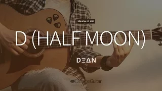 D (half moon) - DΞΔN (feat. GAEKO) 딘 DEAN | Guitar Cover, Lesson, Chords