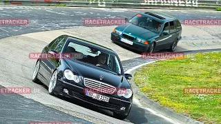 BTG E36 320i 150PS Touring vs C230 V6 204PS Nürburgring Nordschleife