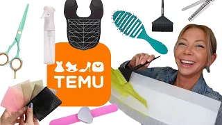 temu diy hair supplies + hair coloring tips & tricks