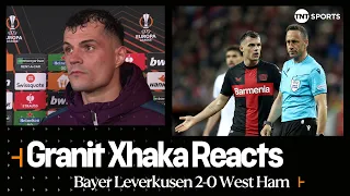 "WE BELIEVE IN OURSELVES" | Granit Xhaka | Bayer Leverkusen 2-0 West Ham | UEFA Europa League