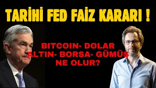 💥SON DAKİKA💥 FED FAİZ KARARI ! DOLAR ALTIN  BITCOIN BORSA GÜMÜŞ  NE OLUR?