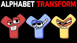 Alphabet Lore But They Transform ( Y Version )