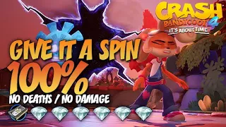 Crash Bandicoot 4: Give It A Spin 100% Run - All Gems Guide (No Deaths / No Damage)