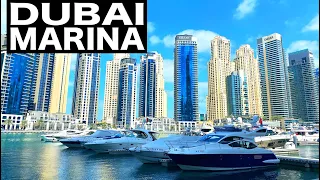 Dubai Marina Complete Walk | 4K | Dubai Tourist Attraction