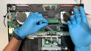 Asus GL703V Laptop Teardown Disassemble