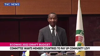 [WATCH] ECOWAS Parliament Committee On Administration And Finance Presents Draft 2022 Budget