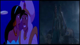 Aladdin - A Whole New World  2019 vs 1992 Comparison