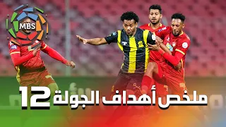 ملخص أهداف الجولة 12 من الدوري السعودي للمحترفين 2021/2020