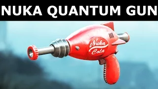 Fallout 4 Nuka World -  Nuka Quantum Gun - New Weapon In Action (Modified Thirst Zapper)