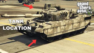 GTA 5 - MILITARY TANK LOCATION (PS3, PS4, Xbox360, XboxOne and PC)