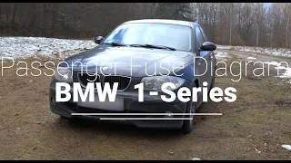 BMW 1 Series Passenger Fuse Diagram and Location