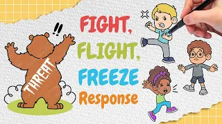 Fight Flight Freeze Response Anxiety, Stress, Anger, Trauma Explained For Kids