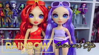 (Adult Collector) Rainbow High Swim and Style Ruby Anderson and Violet Willow Unboxing!