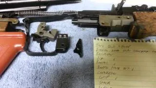 AK-74 bulgarian parts kit build. Part 1