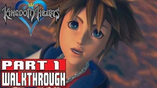 KINGDOM HEARTS 1 HD PS4 Gameplay Walkthrough Part 1 - DESTINY ISLAND KH 1.5 + 2.5