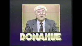 Phil Donahue Baits For Ratings (1984)