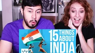 15 THINGS YOU DIDN'T KNOW ABOUT INDIA | Reaction!