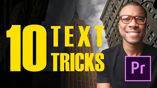 10 EASY Premiere Pro Text Tricks