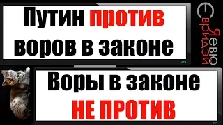 Путин против воров в законе. Воры в законе – не против. (ОПГ)